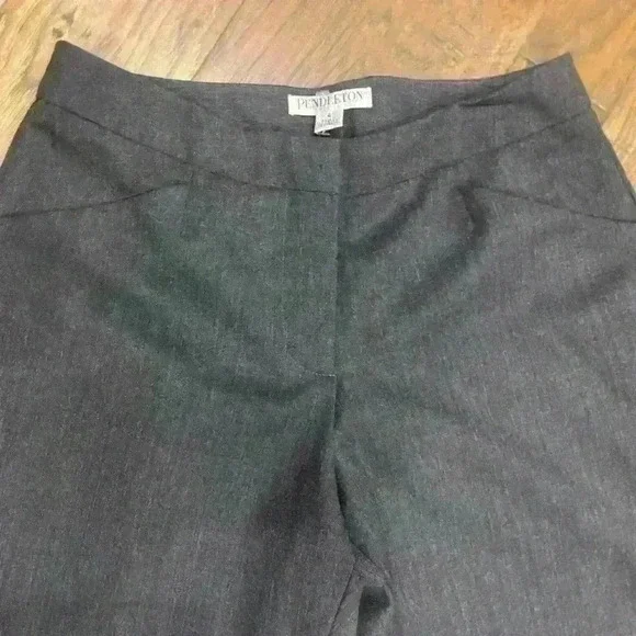 Pendleton Women’s wool slacks Size 4 color gray - Picture 5 of 7